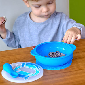 Marcus & Marcus Suction Bowl with Lid - Lucas