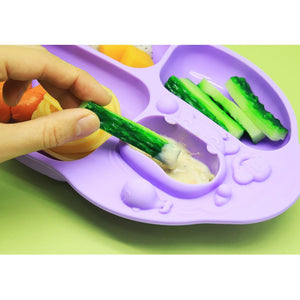 Marcus & Marcus Yummy Dips Suction Divided Plate - Willo