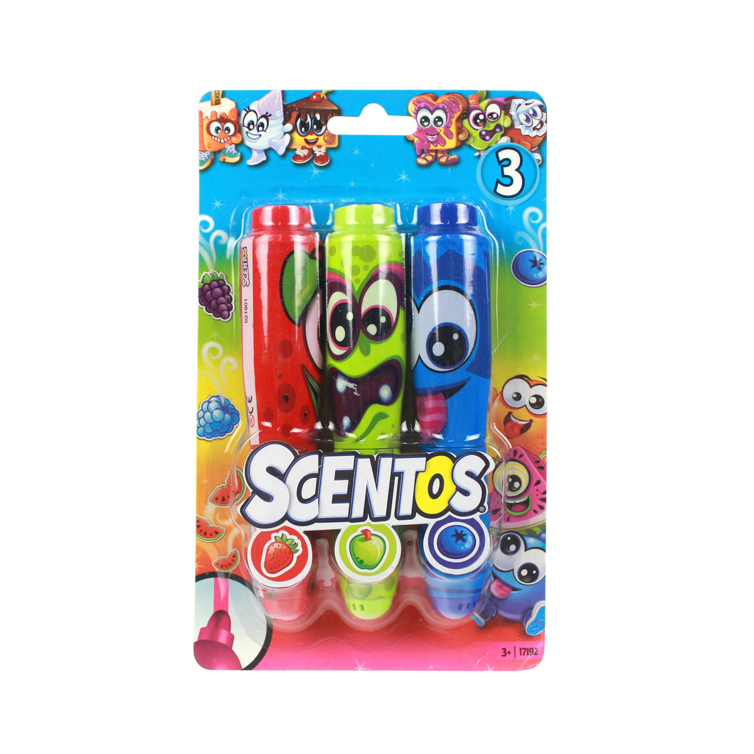 Scentos scented bullet tip marker 3 pack