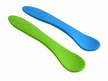 Pack of 2 Baby Spoons Blue & Green